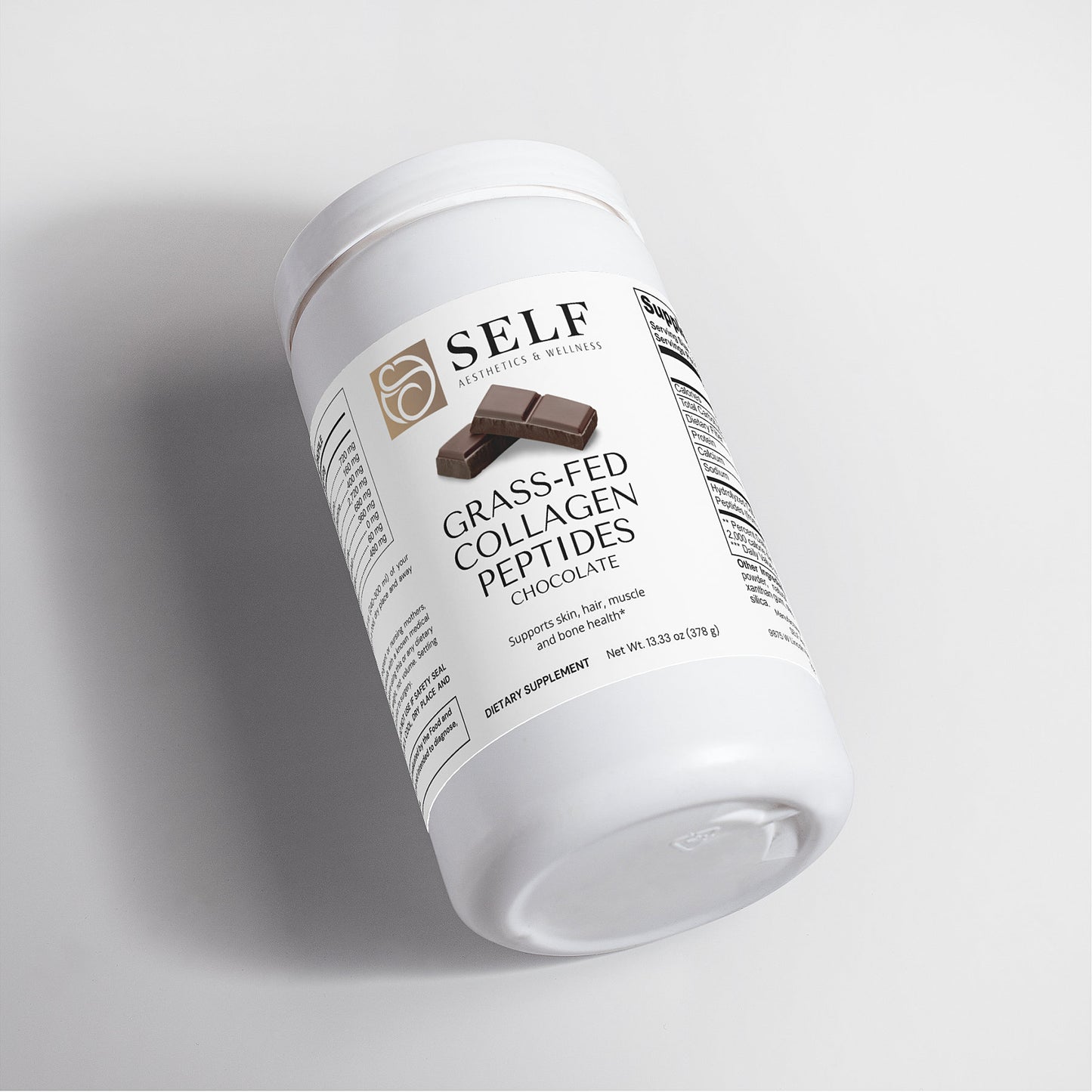 Grass-Fed Collagen Peptides Powder (Chocolate)