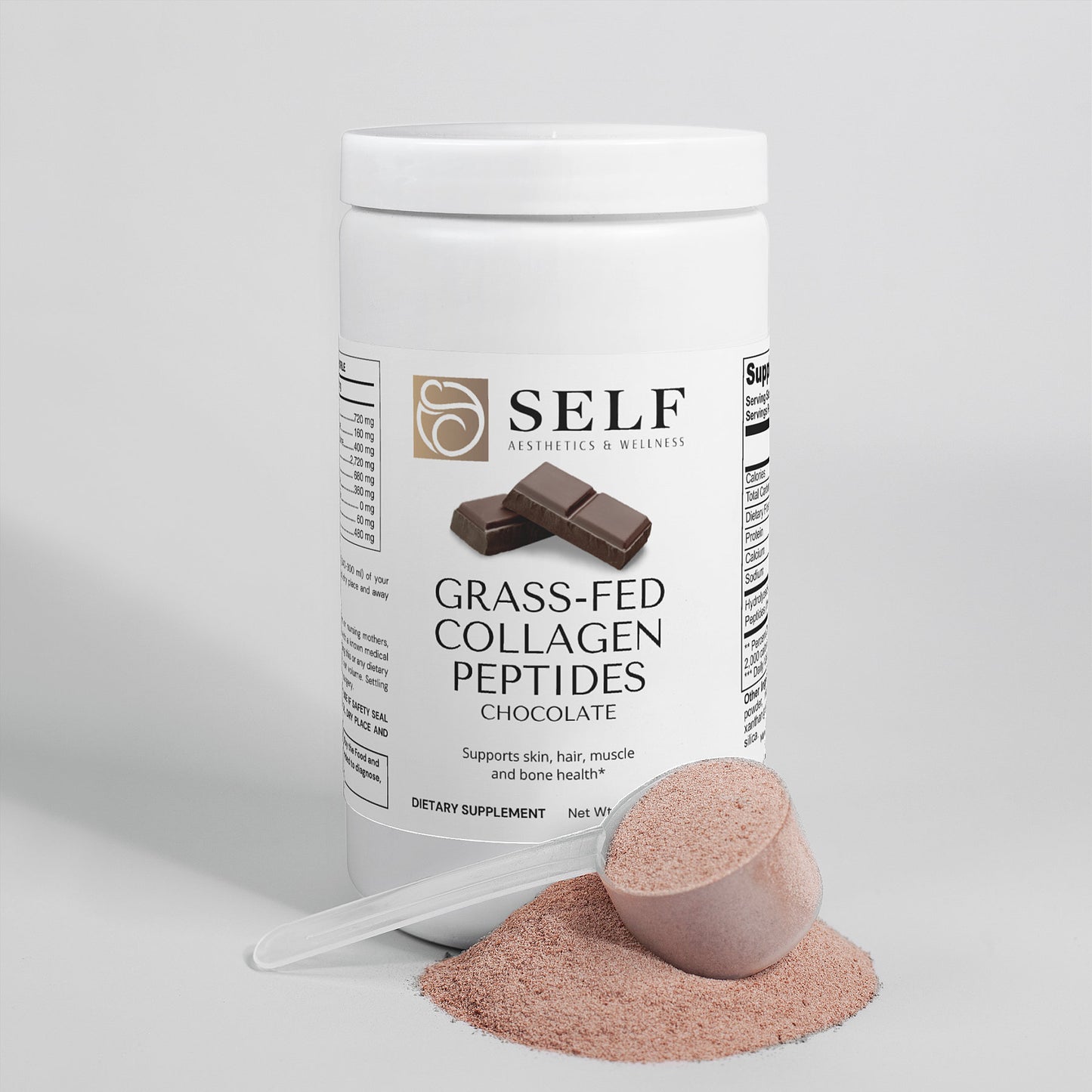 Grass-Fed Collagen Peptides Powder (Chocolate)